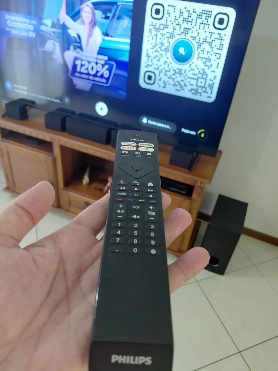 Tv 65 polegadas PHILIPS em estado de zero! - Foto 3