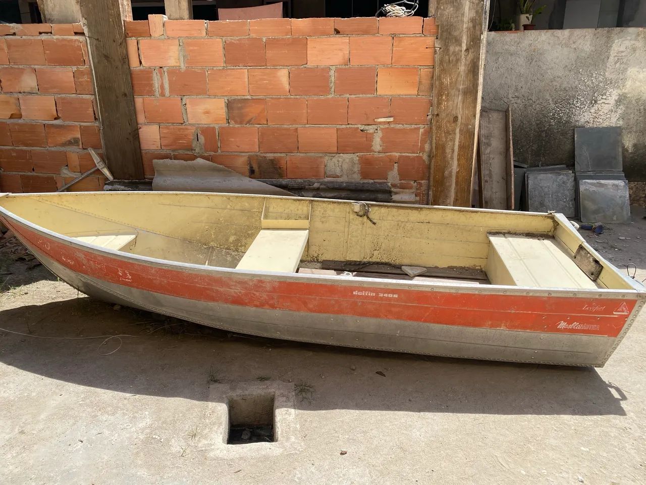 ? BARCO DE ALUMÍNIO À VENDA - ÓTIMO ESTADO - Foto 7