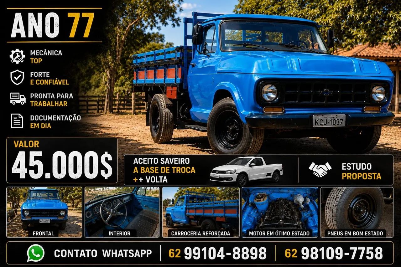 Chevrolet S10 Pick-up Luxe 2.5 CE TB Diesel 1977