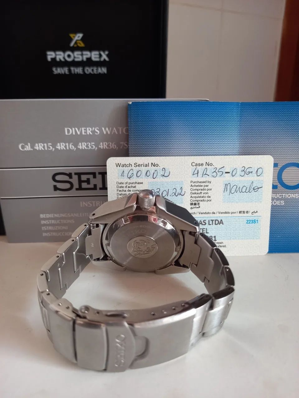 SEIKO SAMURAI SRPD23 GREAT WHITE SHARK - Foto 5