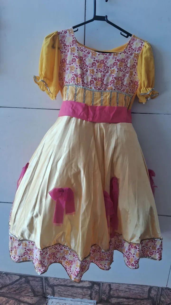 Vestido junino 7/9anos  - Foto 3