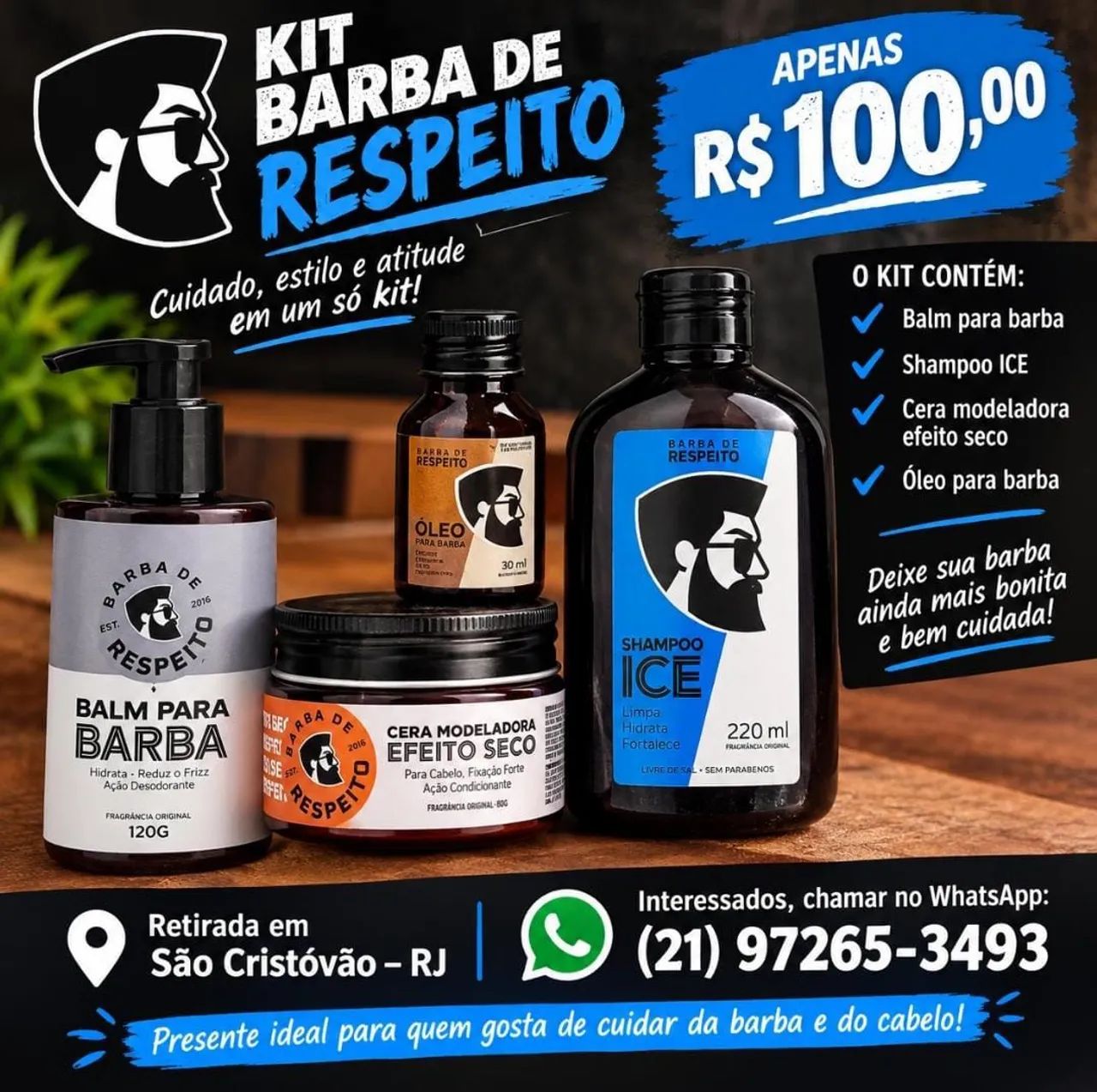 Kit Barba de  Respeito