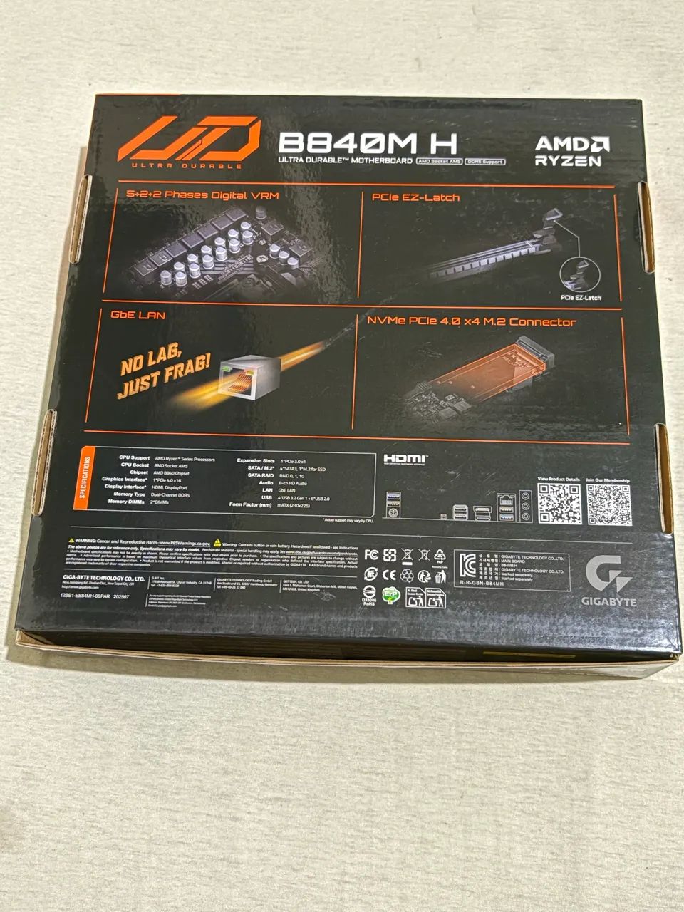 Placa mãe Gigabyte B840M H - Foto 5