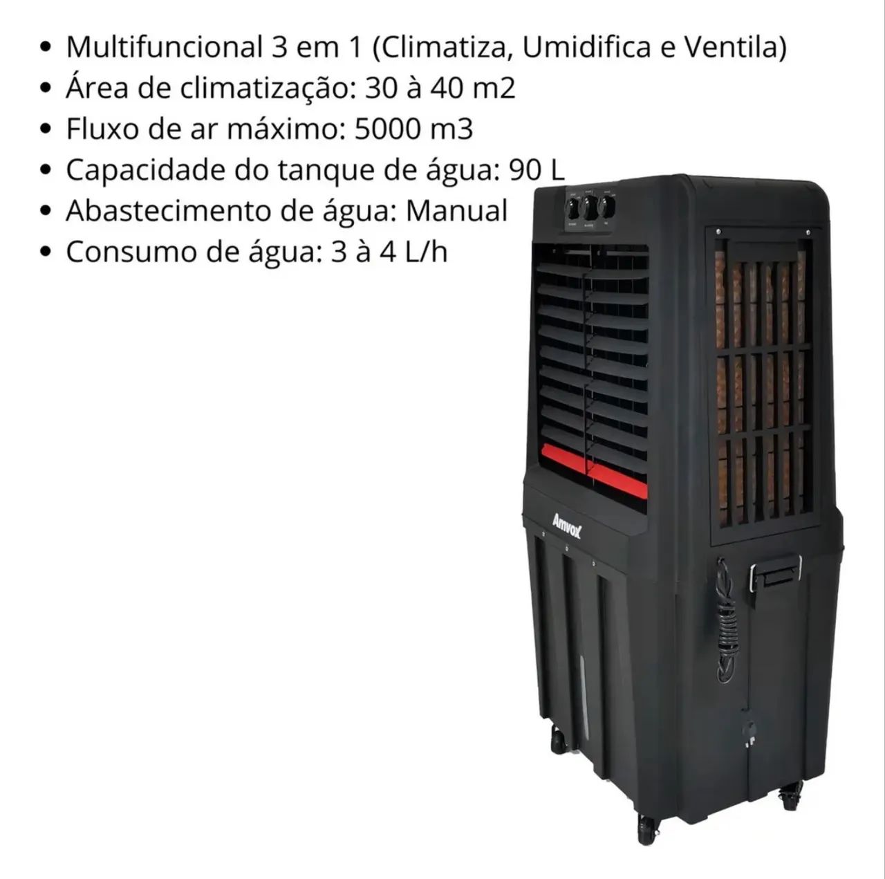 Climatizador de Ar 90L - NOVO - Foto 3