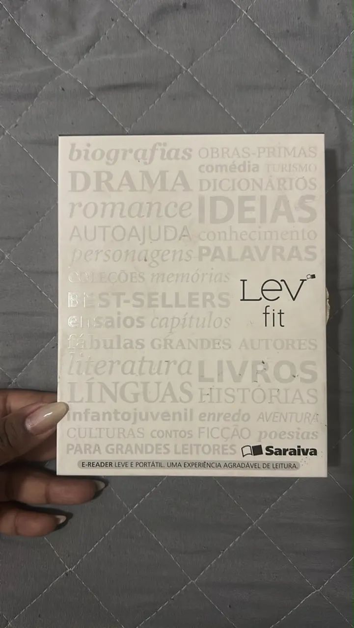E-reader Lev Fit Saraiva Lacrado na Caixa
