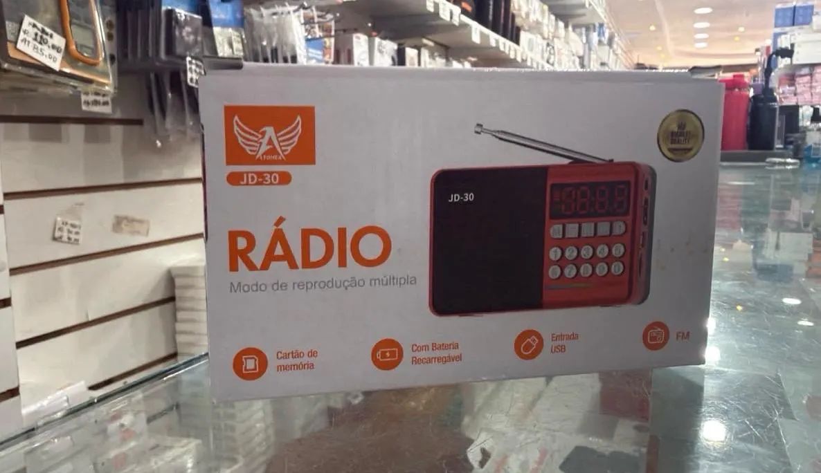 Rádio Portátil Bluetooth Usb/fm Jd-35 - Altomex