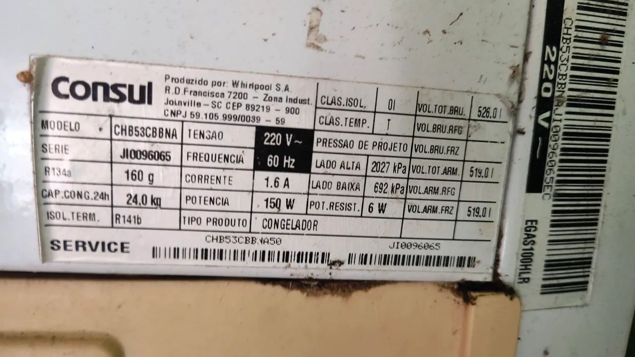 Freezer Horizontal Consul Usado 220v - Foto 4