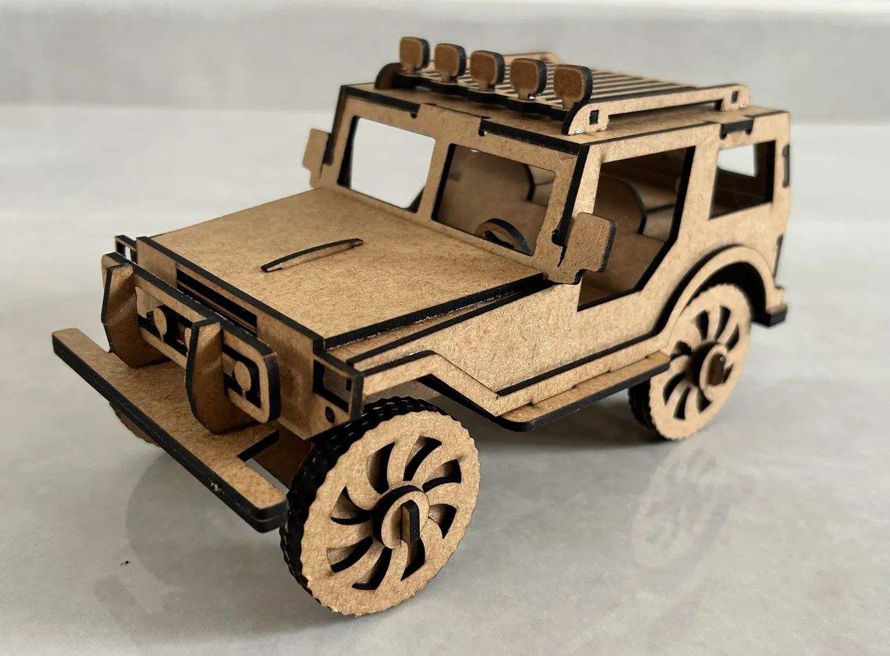 CARRINHO EM MDF 3 MM - DECORAÇÃO E COLEÇÃO - Foto 2