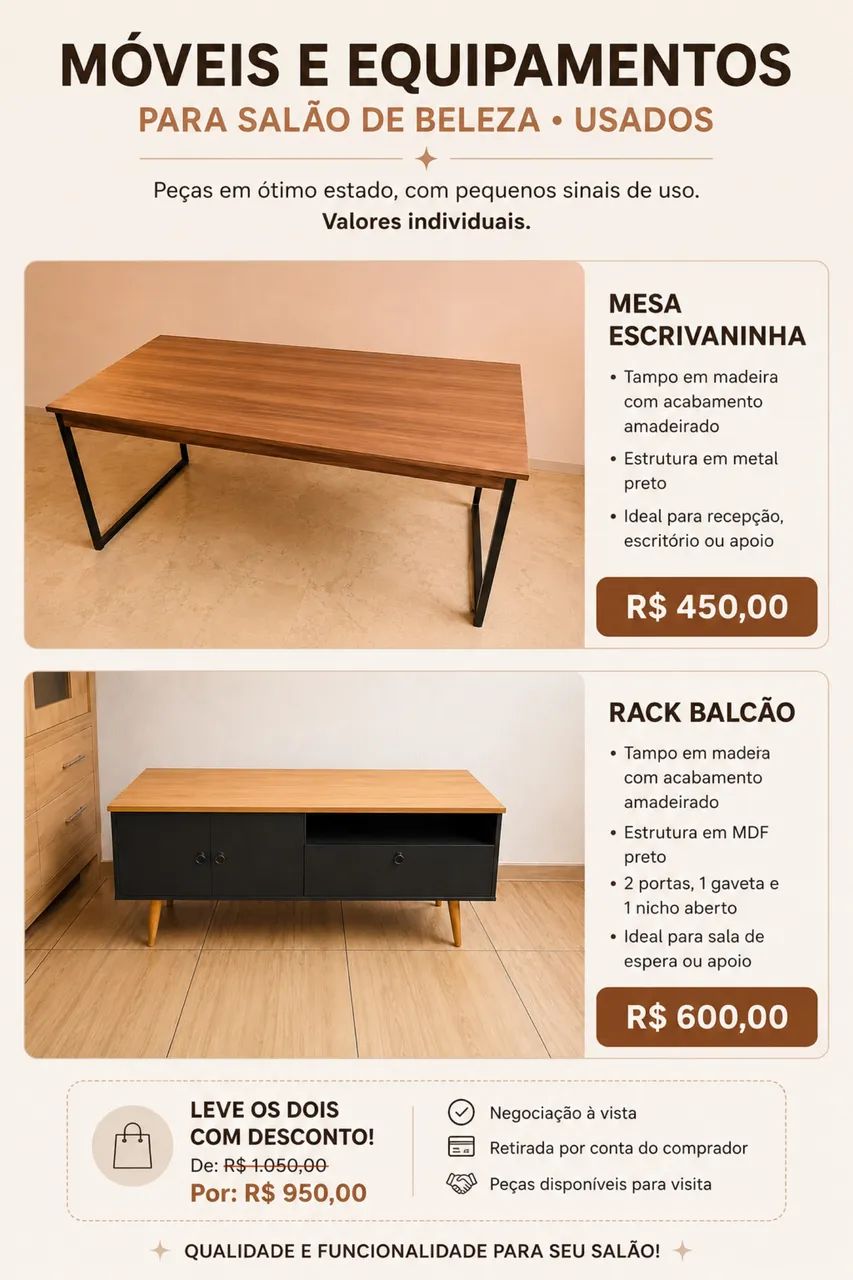 Mesa e Aparador 