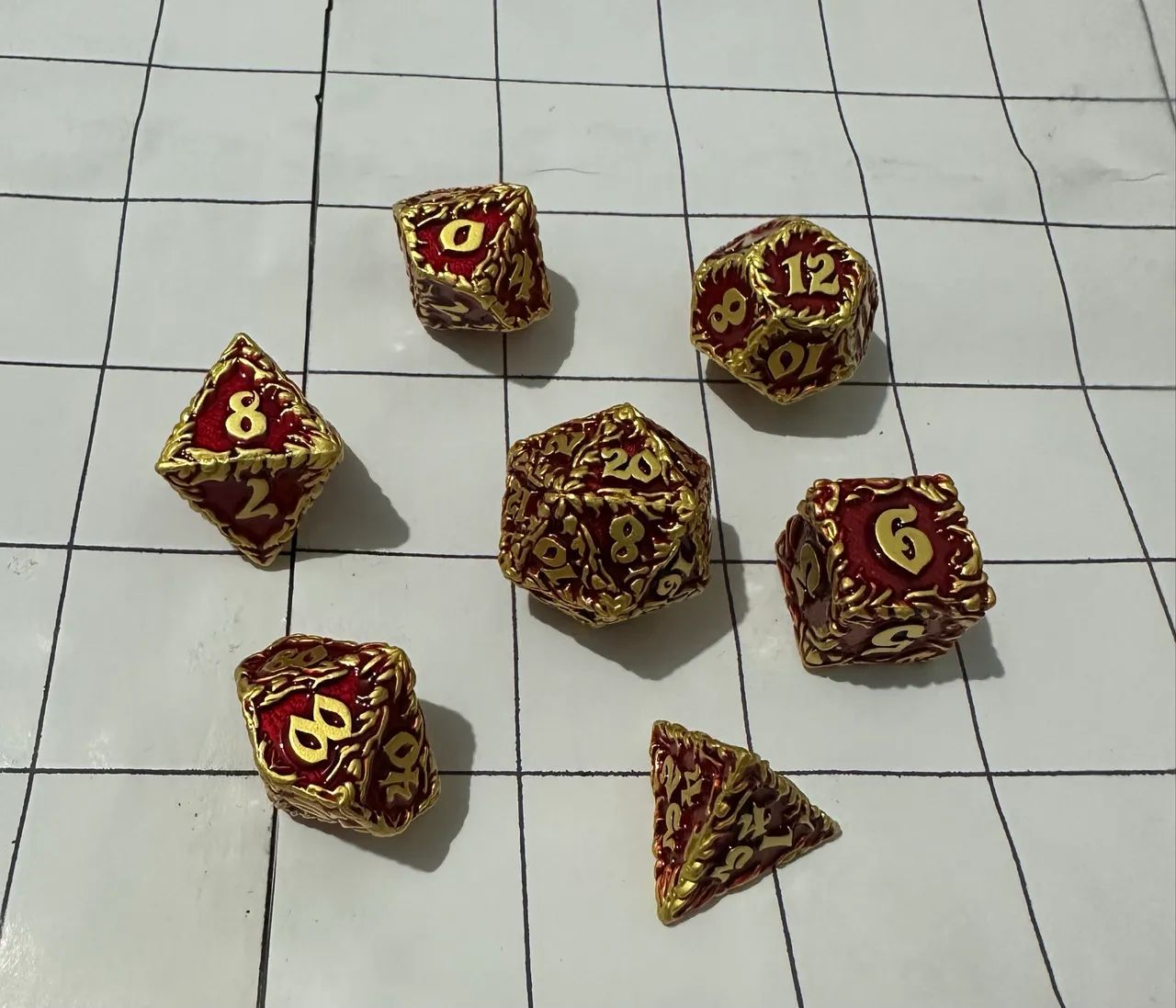 Kit de dados de metal  - Foto 2