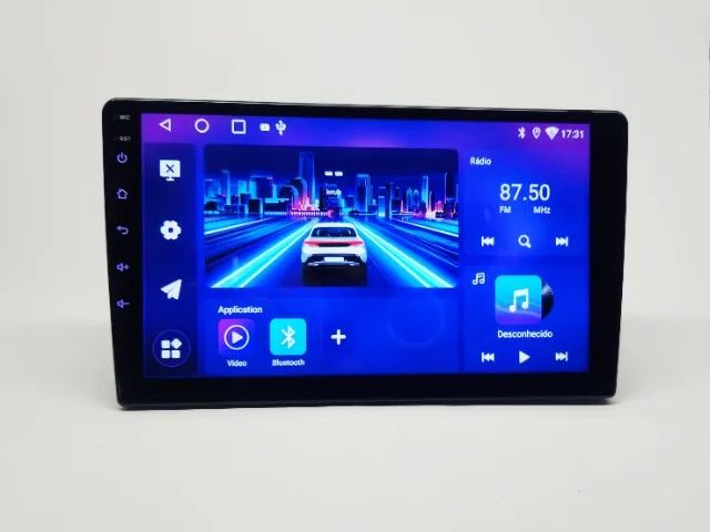 Multimídia Android 9 polegadas 2din 4gb Ram GPS Carplay - Foto 2