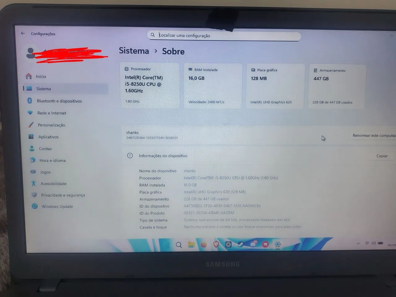Notebook Samsung Expert X30  - Foto 4