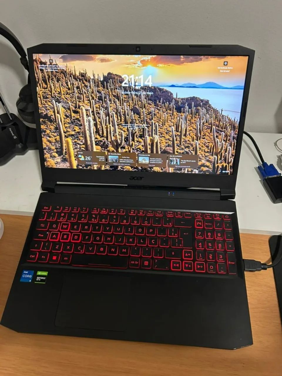 Notebook Acer Nitro | 24gb RAM | Ssd de 1tb | GeForce GTX 1650