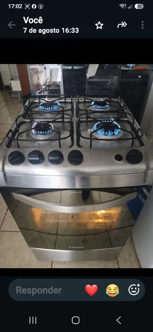 Fogao electrolux 