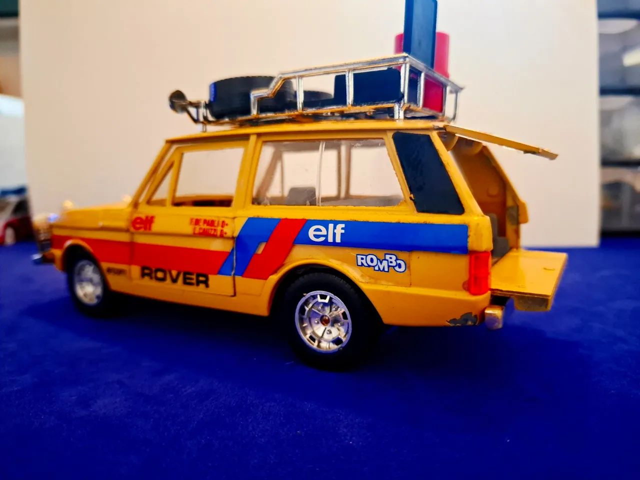 Mini Range Rover Safari anos 80 (Burago Italiana)