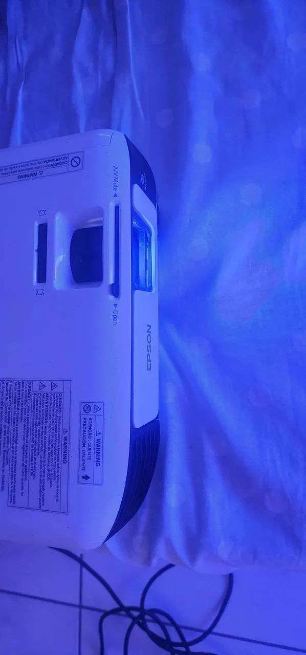 PROJETOR EPSON S41+ USADO LÂMPADA NOVA ORIGINAL EPSON - Foto 4