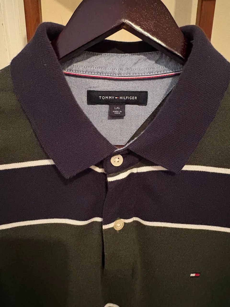 Camisa polo Tommy Hilfiger manda comprida - Foto 3