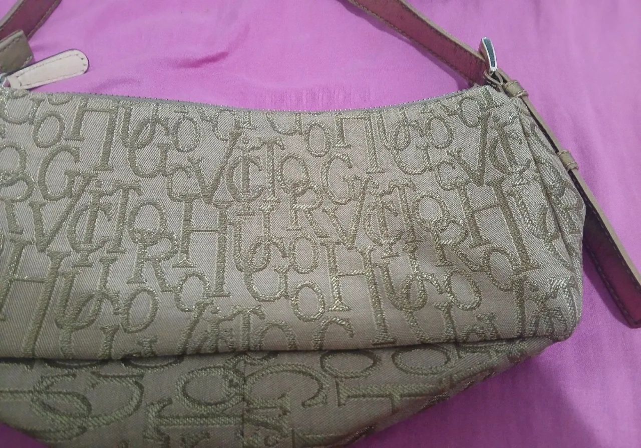 bolsa victor hugo dourada original  - Foto 3