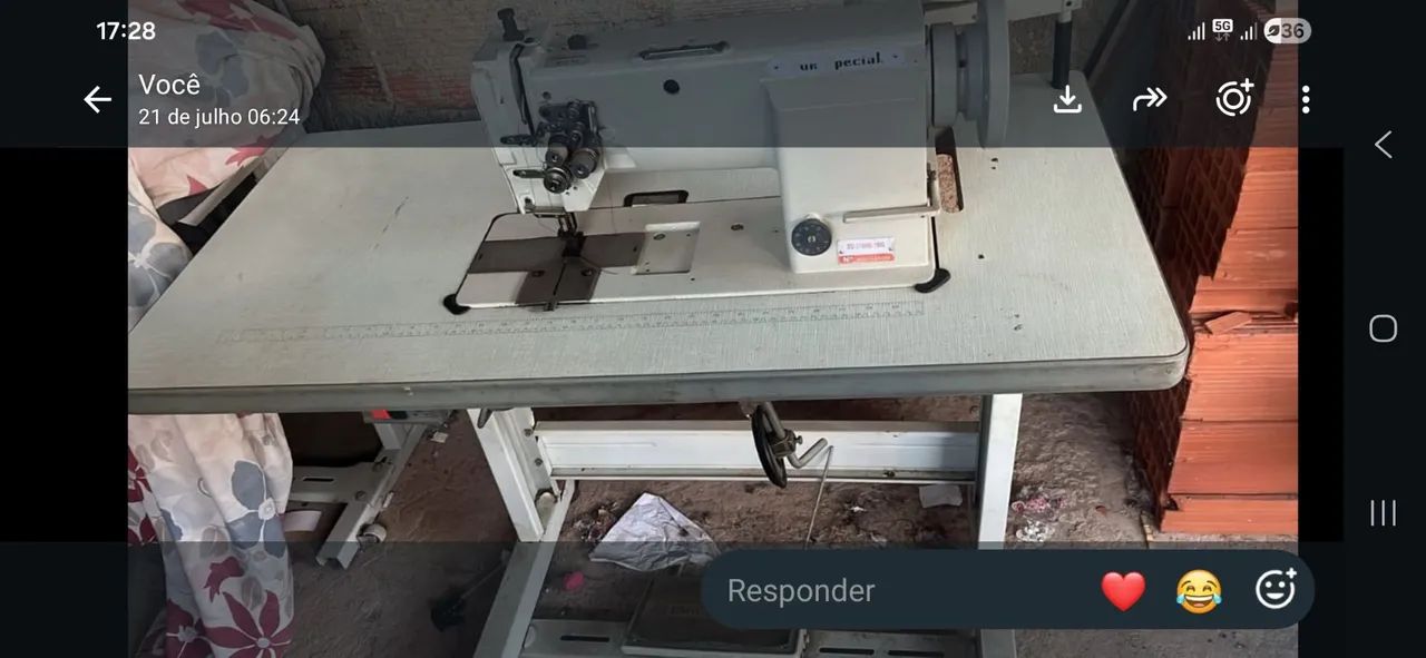 Maquina de costura industrial