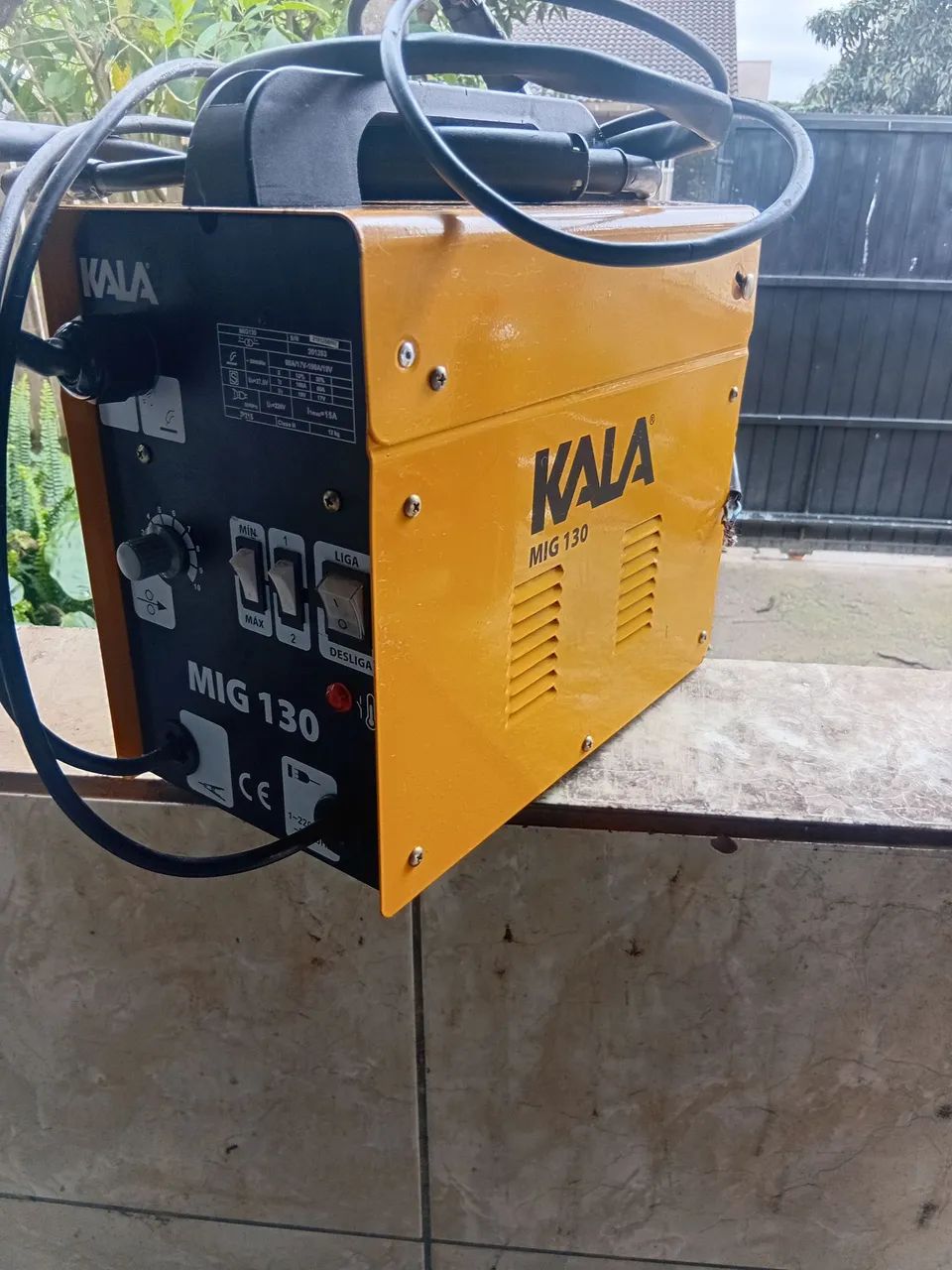 Máquina de solda kala mig 130, ótima para solda e quem quer aprender mais - Foto 4