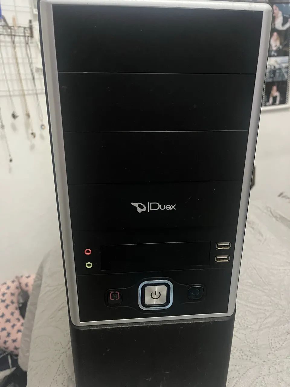 Computador Antigo CPU Preta para Sucata / Retirada de Peças