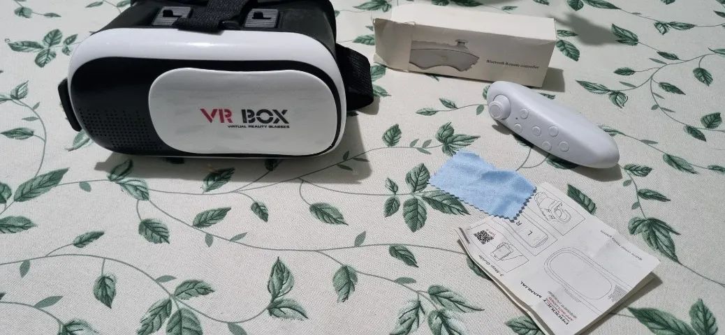Óculos Realidade Virtual VR Box + Controle Bluetooth
