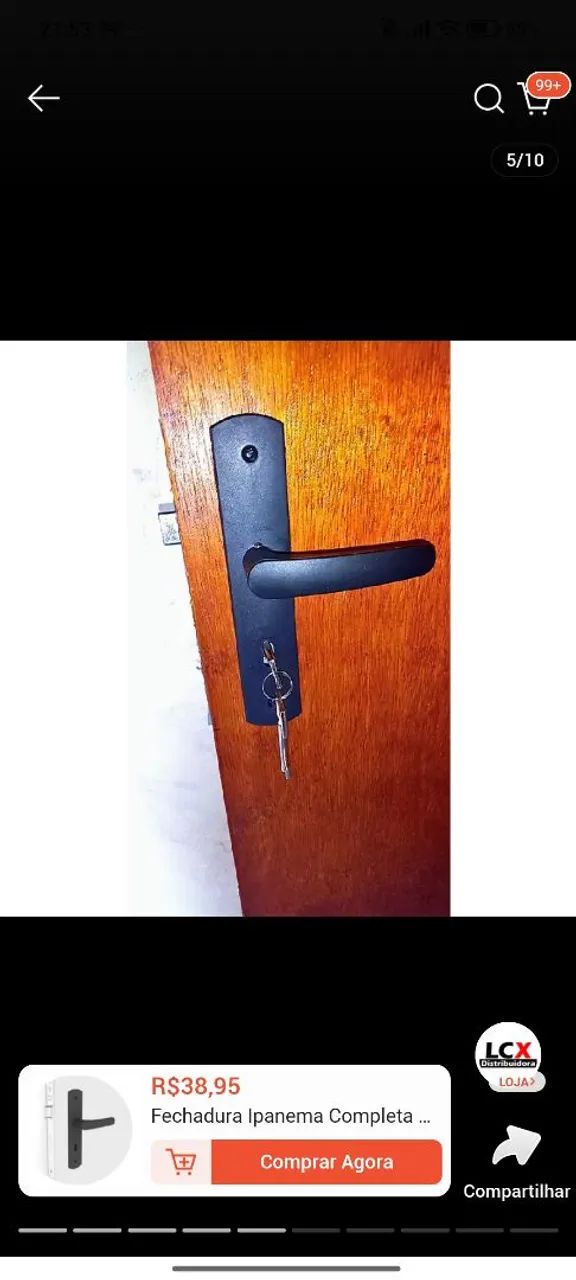 FECHADURA PORTA INTERNA - Foto 2