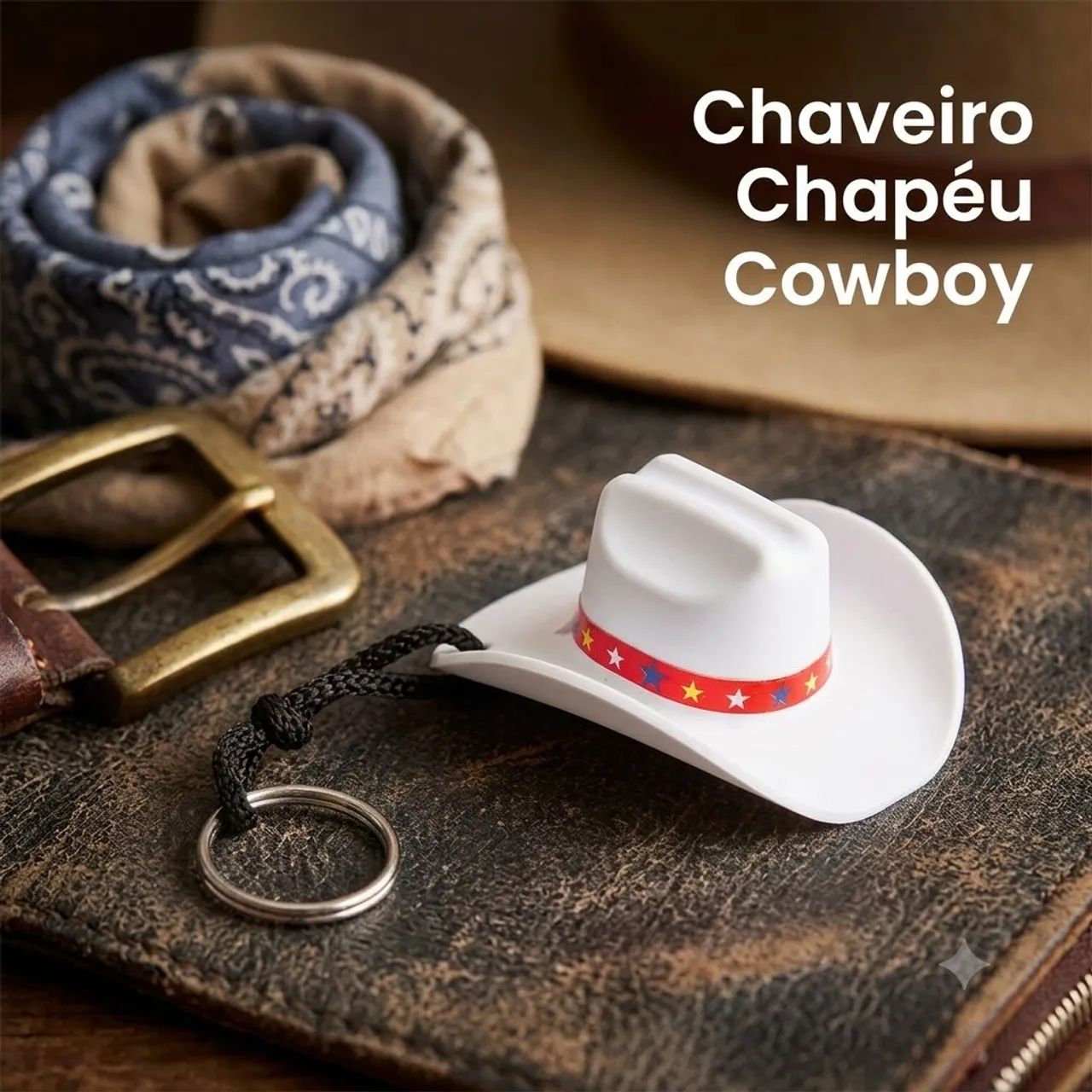 Mini Chaveiro Chapéu em Plástico  - Foto 3