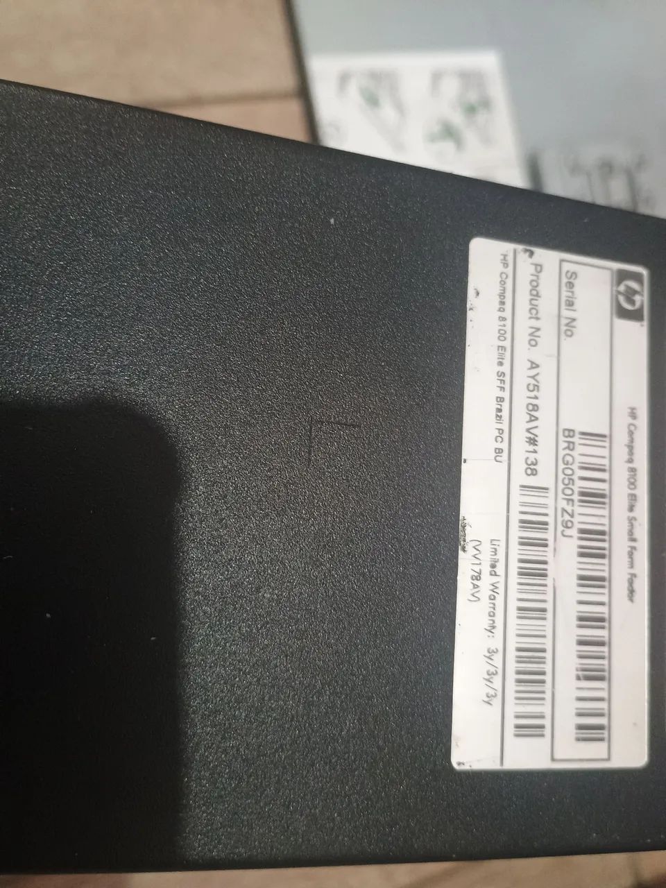 Vendo Cpu HP para retirada de peças  - Foto 3