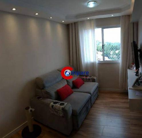 Apartamento com 2 dormitórios à venda, 44 m² por r$ 265.000 - vila rio de janeiro - guarul