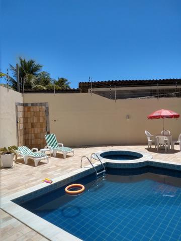 Casa temporada na Barra de São Miguel, mobiliada, 5 quartos, com piscinas. 90m da praia - Foto 5