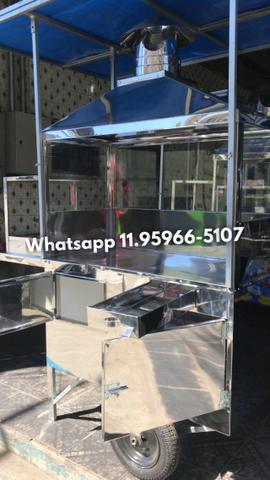 Carrinho de churrasco toldo 2,00 caprichoso