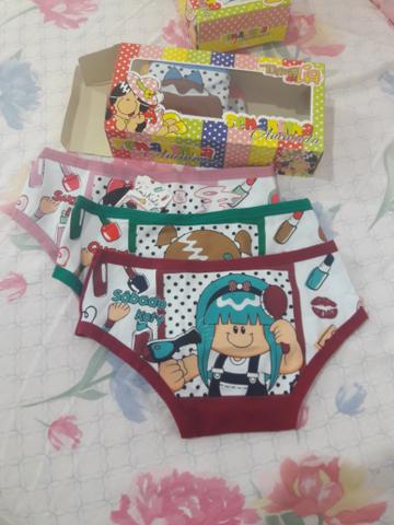 Kit calcinhas infantil M