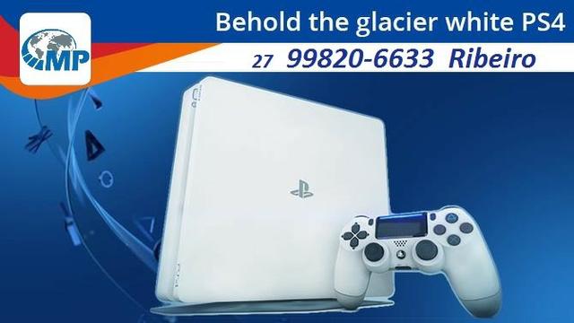 Playstation 4 Slim Branco 500Gb, Melhor preço!! opção 12x