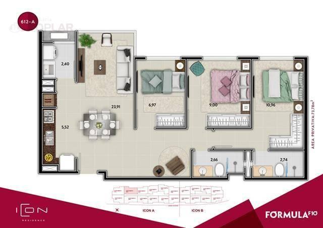 Apartamento com 2 dormitórios à venda, 58 m² por r$ 520.899,49 - centro - balneário cambor - Foto 13