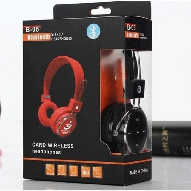 Fone Bluetooth Headphone Stereo Radio Fm Micro Sd Usb B-05 - Foto 4