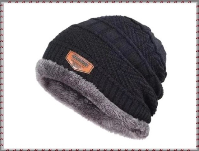 Touca gorro lã preta Song Ting - Foto 2
