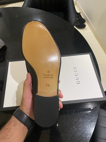 Tênis Gucci Couro Masculino Original - SZ1553 | Etiqueta Única