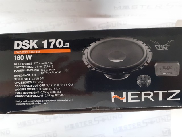 Kit 2 vias. Hertz. DSK 170.3. Italiano. 6". 160RMS. Garantia. Novo. Instalado.  - Foto 4