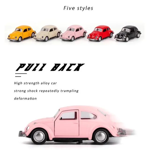 Fusca Retro Miniatura - 1:36 Coleção  - Foto 3