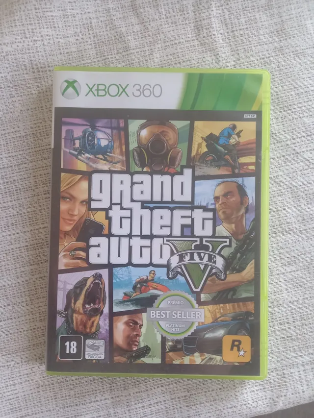 Vendo GTA V Original do Xbox 360 - Jogos de Vídeo Game - João