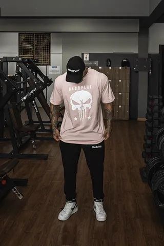 CAMISETA OVERSIZED HARDPLAY JUSTICEIRO ROSA - Foto 5