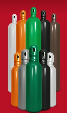 Cilindros Nitrogênio, Argônio e Mistura MIG