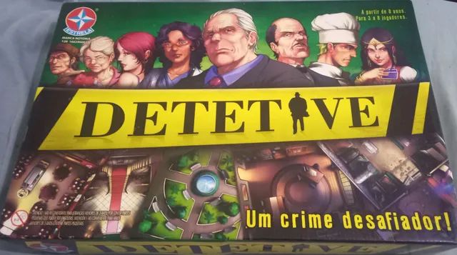 Jogo De Tabuleiro Detetive Estrela 1ª Versão - R$ 400