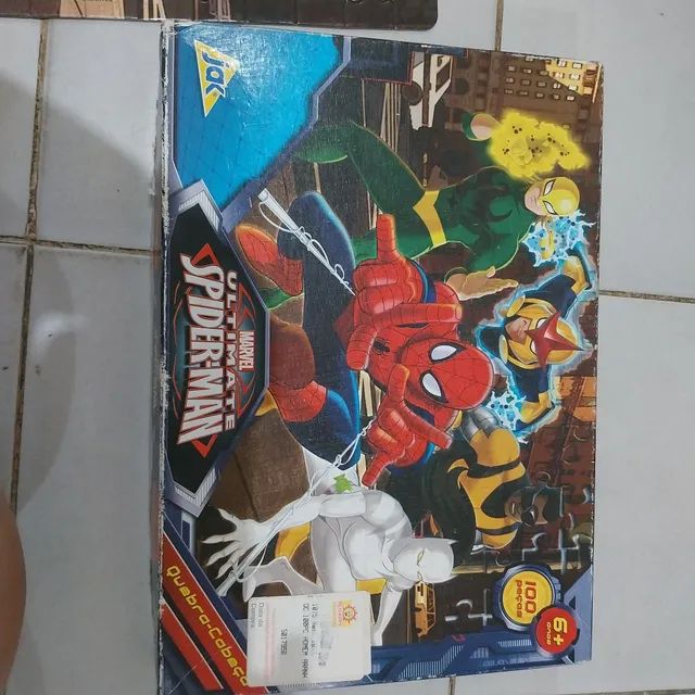 Puzzle Marvel Spiderman 100 peças, 100 peças