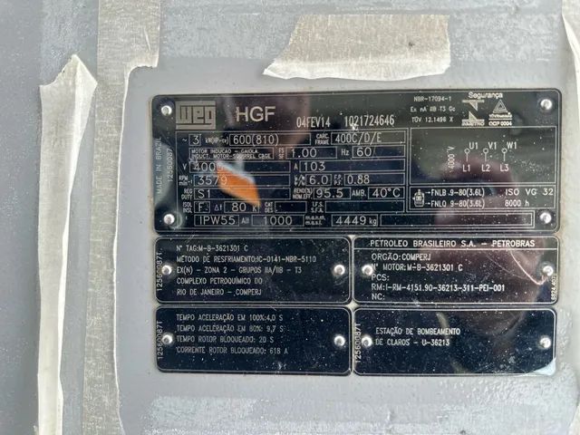 Bomba D? Agua motor Weg 810 CV - Foto 4