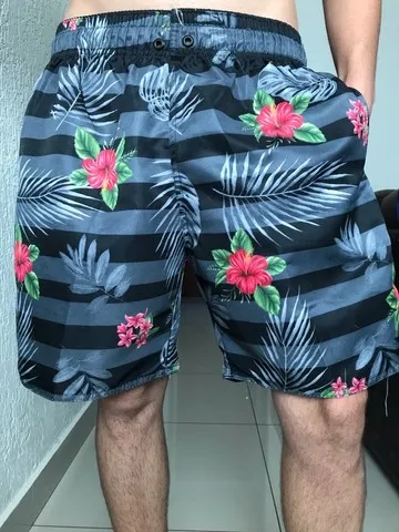 Bermuda e short tectel masculino liso e estampado