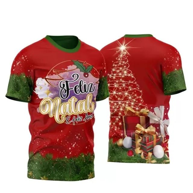 Camiseta ho ho ho feliz natal