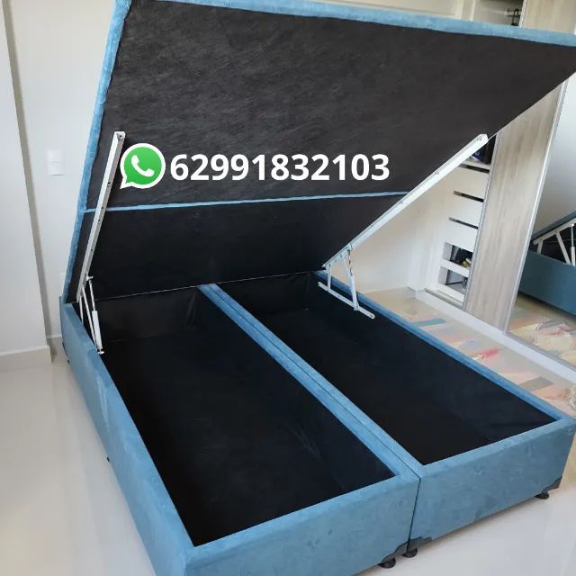 Cama box Baú Super king blindado e reforçado - Foto 3