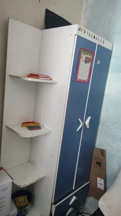 Guarda-Roupas 2 Portas com Prateleiras - Foto 4